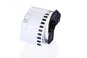 DK2205 62mm*30480mm 2-3/7"*100' Compatible con Impresora <span class=keywords><strong>Brother</strong></span>, Etiqueta Térmica Directa con Soporte - Product Image 3