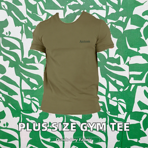 Camisetas Personalizadas de Poliéster Tejido para Hombre, Manga Corta, Color Sólido, Cuello Redondo, Deportivas, Transpirables, de Secado Rápido, Talla Grande - Product Image 5