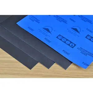 BM82 Silicon Carbide Wet abrasive sandpaper sheet for car painting