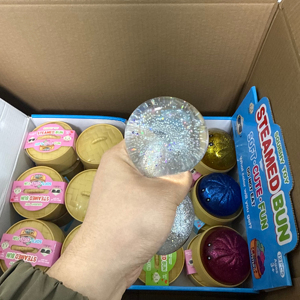 ของเล่นบีบตุ๊กตาซาลาเปาแบบมีกลิตเตอร์ TPR มอลโทส ของเล่นนุ่มนิ่ม บีบแล้วคืนตัวช้า ของเล่นคลายเครียด ของเล่นเสริมพัฒนาการ 14+ ปีขึ้นไป สำหรับทุกเพศ 2026 รุ่นใหม่ - Product Image 5