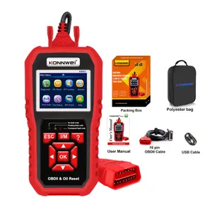 KONNWEI nouveau lancement KW851 universel voiture Diagnostic Scanner huile Service lumière outil de réinitialisation portable véhicule OBD2 outil de diagnostic