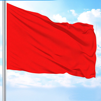 Drapeau rectangulaire coloré en polyester rouge, jaune et bleu pour cérémonie d'ouverture de compétition sportive, idéal pour le team building en extérieur - Vente chaude