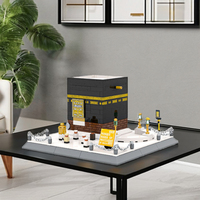 4226 Arabie Saoudite Mecque Grande Mosquée Kaaba Blocs de Construction Unisexe 446 pièces Jouets Éducatifs DIY Petites Particules Boîtes en Plastique