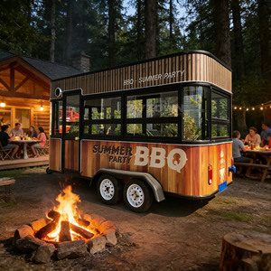 Multifunction Concession Truck Mobile Fast Food <b>Trailer</b> for Fried Food Hot Snack - Product Image 1