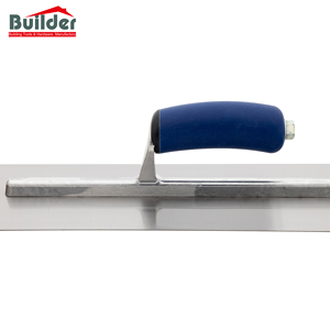 Truelle carrée ergonomique en acier au carbone avec poignée en caoutchouc plat, 20 pouces, pour le ciment et le plâtrage - Product Image 5