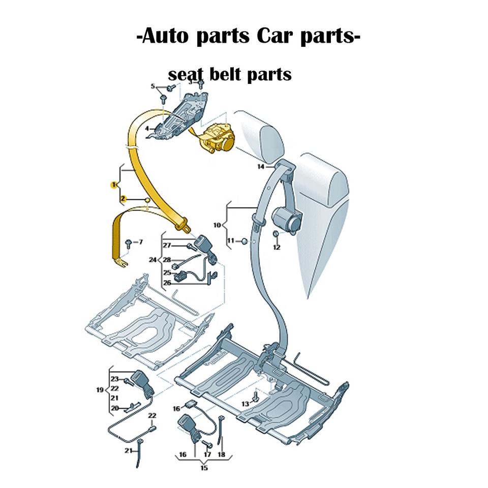 Auto Parts Car Spare Parts for Toyota Honda Nissan Mazda Hyundai Mitsubishi Kia Subaru AUDI BENZ BMW toyota VW Body Parts