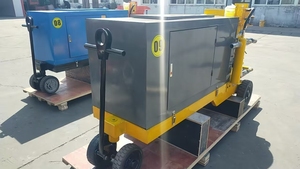 Heavy-duty Solid Wheels Dry-mix Concrete <strong>Shotcrete</strong> <strong>Machine</strong> for Hydro-power Engineering - Product Image 3