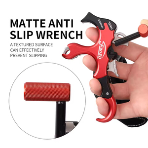 Composto Bow Aid Releaser 3/4 Dedos Hand Held Grip <span class=keywords><strong>Thumb</strong></span> Release Aids para Tiro com Arco e Seta - Product Image 3