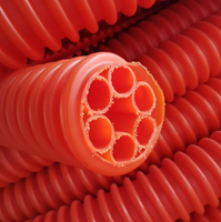 Tuyau COD en PEHD à haute rigidité SN8 pour conduit extérieur de câble de réseau télécoms à fibre optique souterrain