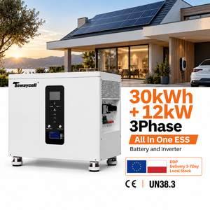 Système de Stockage d'Énergie Hors Réseau Tewaycell 30kWh 12kW Triphasé Tout-en-un avec Équilibrage Actif de la Batterie, Livraison DDP UE (Pologne) - Product Image 1