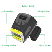 Zebra-escáner de código de barras 2D GS02, lector de código de barras portátil, SE4107, IP65, escaneo táctil, NFC, compatible con varios idiomas para almacén