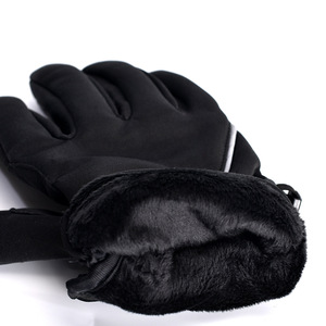 Winter Warm <b>Gloves</b> Black Thermal Insulated Cycling <b>Gloves</b> Unisex Adult <b>Touchscreen</b> Compatible - Product Image 1