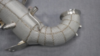 Collecteur d'échappement haute performance en acier inoxydable SS304 Euro 6 avec catalyseur et bouclier thermique pour Lotus Emira 2.0T 2021+