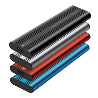 Aluminium M.2 Nvme PCIE Usb 3.2 casing SSD Tipe C Transfer Data kecepatan tinggi adaptor SSD M.2 portabel