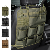 Organisateur de siège de voiture extérieur, imperméable, en Oxford, durable, pratique, décontracté, portable, avec cadre externe, tactique, modulaire MOLLE