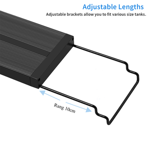Lampu Akuarium LED WRGB 75/120Cm, Lampu Akuarium Cerdas Kontrol Sentuh Tangki Ikan, Lampu Dekorasi Akuarium dengan Braket - Product Image 2