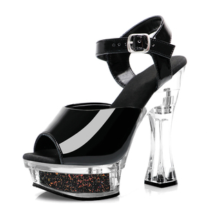 Zapatos <span class=keywords><strong>de</strong></span> Tacón Alto con Plataforma Impermeables para Mujer, Estilo Exótico, Talla Grande, para Disfraces, Verano, Sexy - Product Image 3