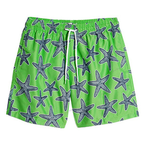 Özel geri dönüşümlü tasarımcı erkek mayo Beachwear yüzmek şort takım yüksek kaliteli erkek mayo yüzmek mayo plaj şortu erkekler için