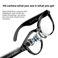 Lunettes de lecture intelligentes classiques avec caméra HD, enregistrement photo et vidéo, commande vocale et traduction pour les voyages en extérieur et les affaires