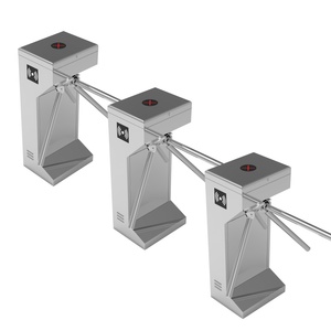 304 Stainless Steel Gate Access Control System Tripod Turnstile Fingerprint Reader <b>Drop</b> Arm Barrier Turnstile Gate (TS1000) - Product Image 4