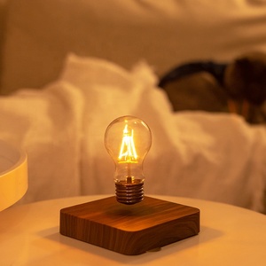 מודרני עיצוב אופנתי <span class=keywords><strong>LED</strong></span> שולחן שולחן מנורת מרחף מגנטי צף אור הנורה בית אור לסלון - Product Image 5