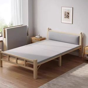 Wan Yusen Folding <b>Bed</b> 1.2m <b>Single</b> Dormitory <b>Bed</b> Simple Iron <b>Bed</b> For Home Office Nap Use - Product Image 2