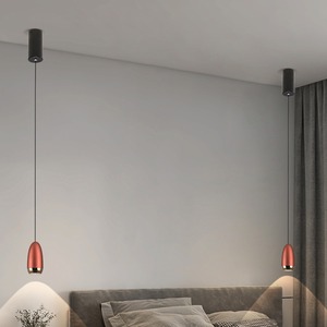 โคมไฟห้อยข้างเตียงสไตล์นอร์ดิกมินิมอลจากผู้ผลิตโดยตรง โคมไฟห้องนอนสไตล์นอร์ดิกใหม่ กูเจิ้น จงซาน - Product Image 4