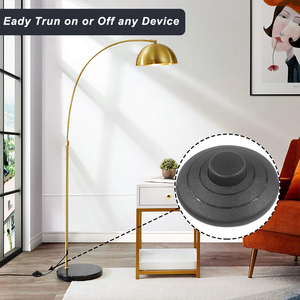 Cee Extension Cord 6FT 2 Outlet Plug Cable Inline Push <b>Switch</b> On-Off Lamp Foot <b>Switch</b> Floor Lamp Holiday <b>Lights</b> - Product Image 6