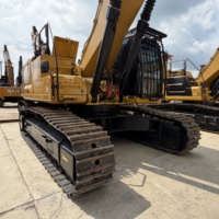 Excavatrice sur chenilles hydraulique Caterpillar Cat350 d'occasion de haute performance, modèle 2023, 99% NEUF, 50 tonnes, provenance Japon, à vendre