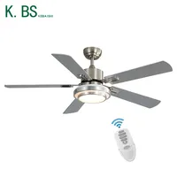 Ceiling Fan Low Price Remote Control 52 Inch Decorative Indoor Modern Led Ceiling Fan With Light
