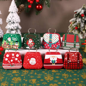 Mystic Arts Christmas Storage <b>Box</b> Metal Cartoon Design For Candy <b>Cookie</b> Home Decoration - Product Image 3