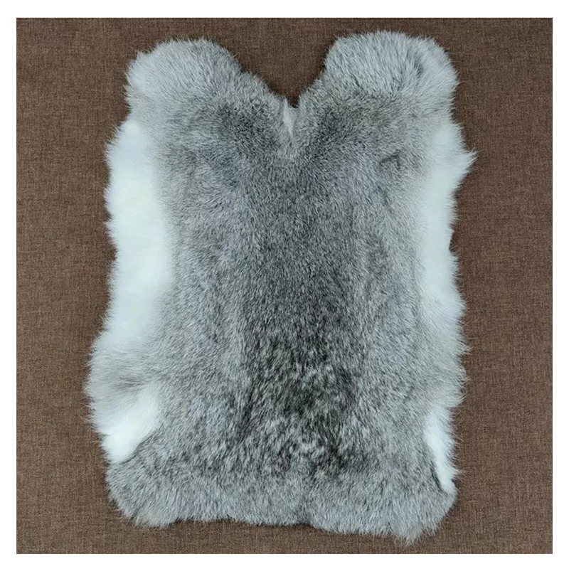 Natural Tanned Real Rex Rabbit Fur Pelt Animal Skin Hide Craft Grade Sewing Quality Leather