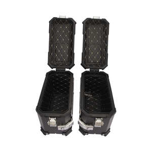 Valigia Laterale Universale <span class=keywords><strong>per</strong></span> <span class=keywords><strong>Moto</strong></span> 28L/35L Bauletto Laterale in Lega di Alluminio Impermeabile Anti-collisione <span class=keywords><strong>per</strong></span> KAWASAKI YAMAHA KTM - Product Image 5