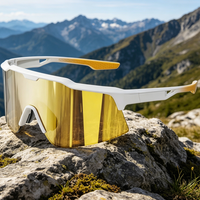 Lunettes de soleil de sport pour le VTT. Monture TR90 pour la protection solaire pendant le cyclisme. Lunettes de protection pour le cyclisme