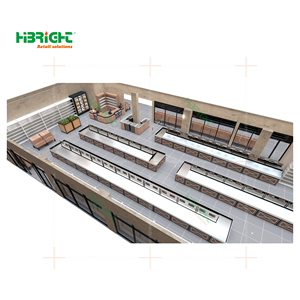 Bán lẻ cửa hàng tạp hóa bố trí 2D 3D thiết kế Rack hiển thị nhà sản xuất siêu thị thiết bị sàn kế hoạch - Product Image 2