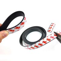 Bande magnétique adhésive double face 3M pour rouleau de bricolage Rouleau magnétique flexible en néodyme à longue bande magnétique permanente