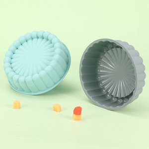 Hot Selling Food Grade <b>Silicone</b> Mold DIY <b>Baking</b> Non-stick Customize Logo Cake Pan for Kitchen - Product Image 3