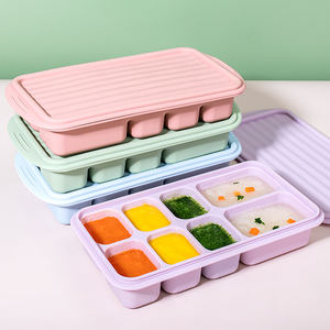 Moule à sucettes glacées pour lait maternel pour bébé, en silicone de qualité alimentaire, sans BPA, capacité de 420 ml, plateau de congélation pour aliments pour bébés faits maison, distributeur de fruits - Product Image 4