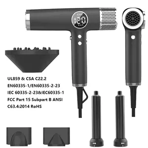 OEM/ODM Hair Dryer Professional Salon Portable Hair Dry Machine Ionic 110000 Rpm 1800W BLDC Brushless Motor Custom Manufacturer