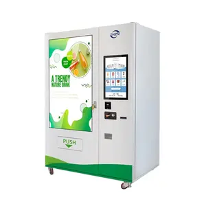 ZHZN Dispenser Penjual Makanan Hewan Peliharaan Otomatis Berpendingin Harga Wajar Dioperasikan Koin Pusat Perbelanjaan Populer untuk Tempat Kerja
