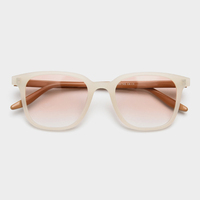 2022 High End Literary Elegant Retro Sunset Orange Polarized Sunglasses With men and women myopia glasses frame