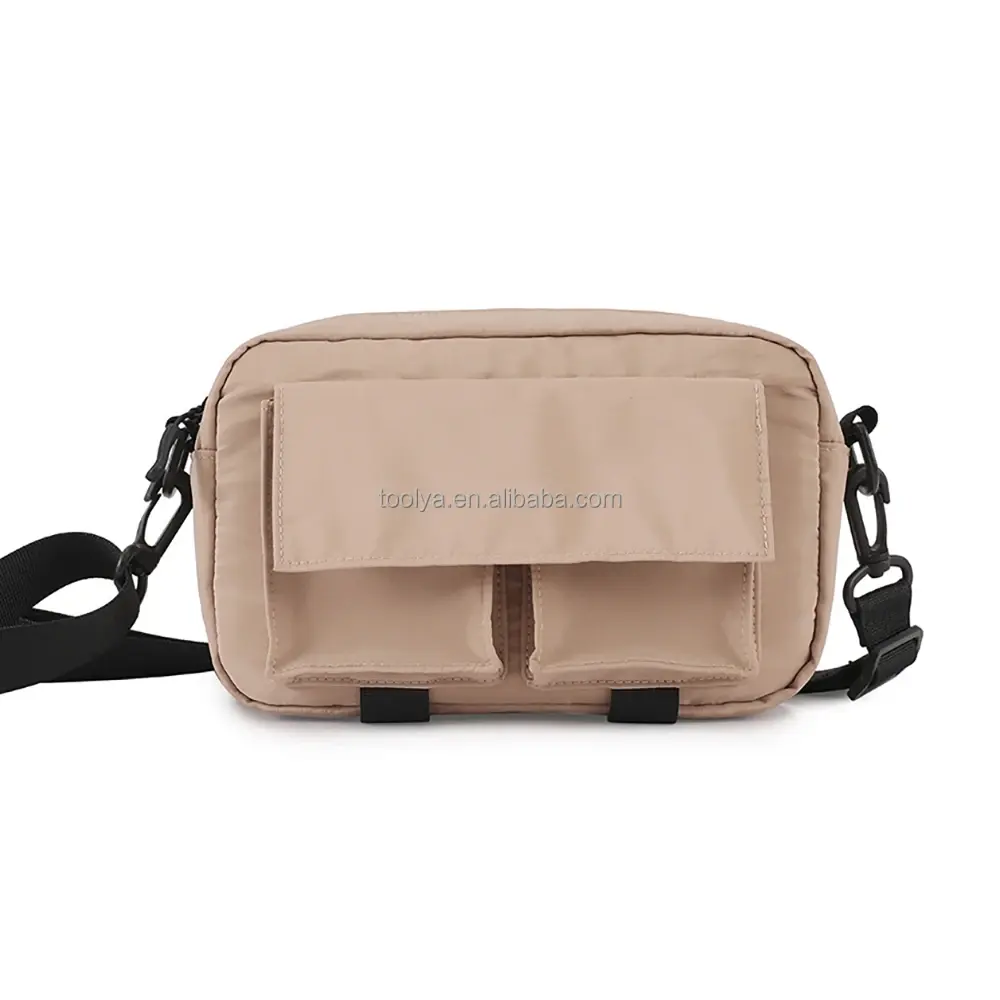 Đa chức năng bền ngoài trời của phụ nữ Crossbody ngực Túi Xách Messenger có thể điều chỉnh duy nhất dây đeo vai Sling vành đai Tote Túi