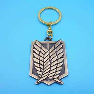 Porte-clés personnalisé en alliage de zinc gaufré, style vintage bronze, pour cadeaux publicitaires d'entreprise, promotion durable - Product Image 3