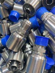 Raccord de tuyau droit de haute qualité en acier inoxydable, raccord de tuyau <span class=keywords><strong>hydraulique</strong></span> réutilisable - Product Image 5