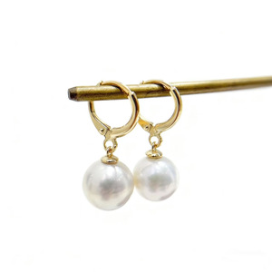 22699 Accesorios de Perlas DIY, Bandeja Vacía para Pendientes de Plata S925, Hebilla para Pendientes de Joyería de Plata y Oro con Pendientes Colgantes de Moda de 9-15 mm - Product Image 5