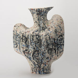 Vaso Satinato in Stile Scandinavo <span class=keywords><strong>per</strong></span> Arredamento Casa, Vaso <span class=keywords><strong>da</strong></span> Tavolo <span class=keywords><strong>per</strong></span> <span class=keywords><strong>Piante</strong></span>, Vaso in Porcellana e Argilla <span class=keywords><strong>per</strong></span> Fiori <span class=keywords><strong>da</strong></span> Soggiorno - Product Image 4