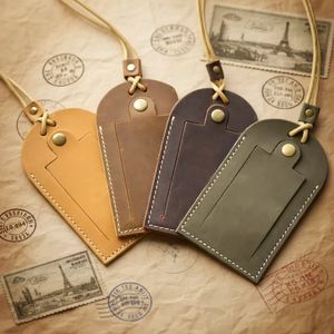 Modern PU Leather Embossed Luggage <b>Tag</b> Custom Monogram Engraved <b>Name</b> Initials Portable Wedding Favor Travel Gifts - Product Image 2