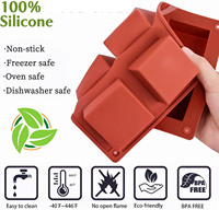 Nouveautés Moules à barres de chocolat profonds Grand et épais Moule à chocolat en silicone pour grande barre de chocolat farcie