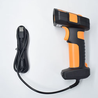 Lecteur de codes-barres 1D 2D QR filaire industriel robuste IP65 étanche pour environnements poussiéreux et à risque d'infiltration