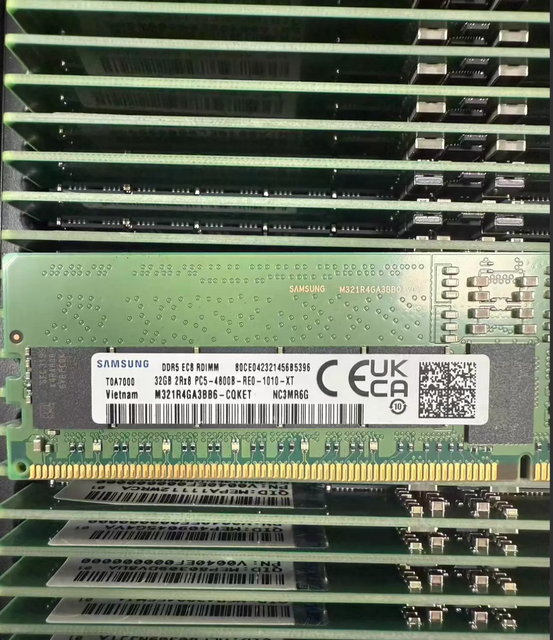 Enterprise for DDR5 ECC REG Used Server RAM 32GB 4800MHz M321R4GA3BB6-CQK Low Latency High Capacity Memory Data Center Cloud